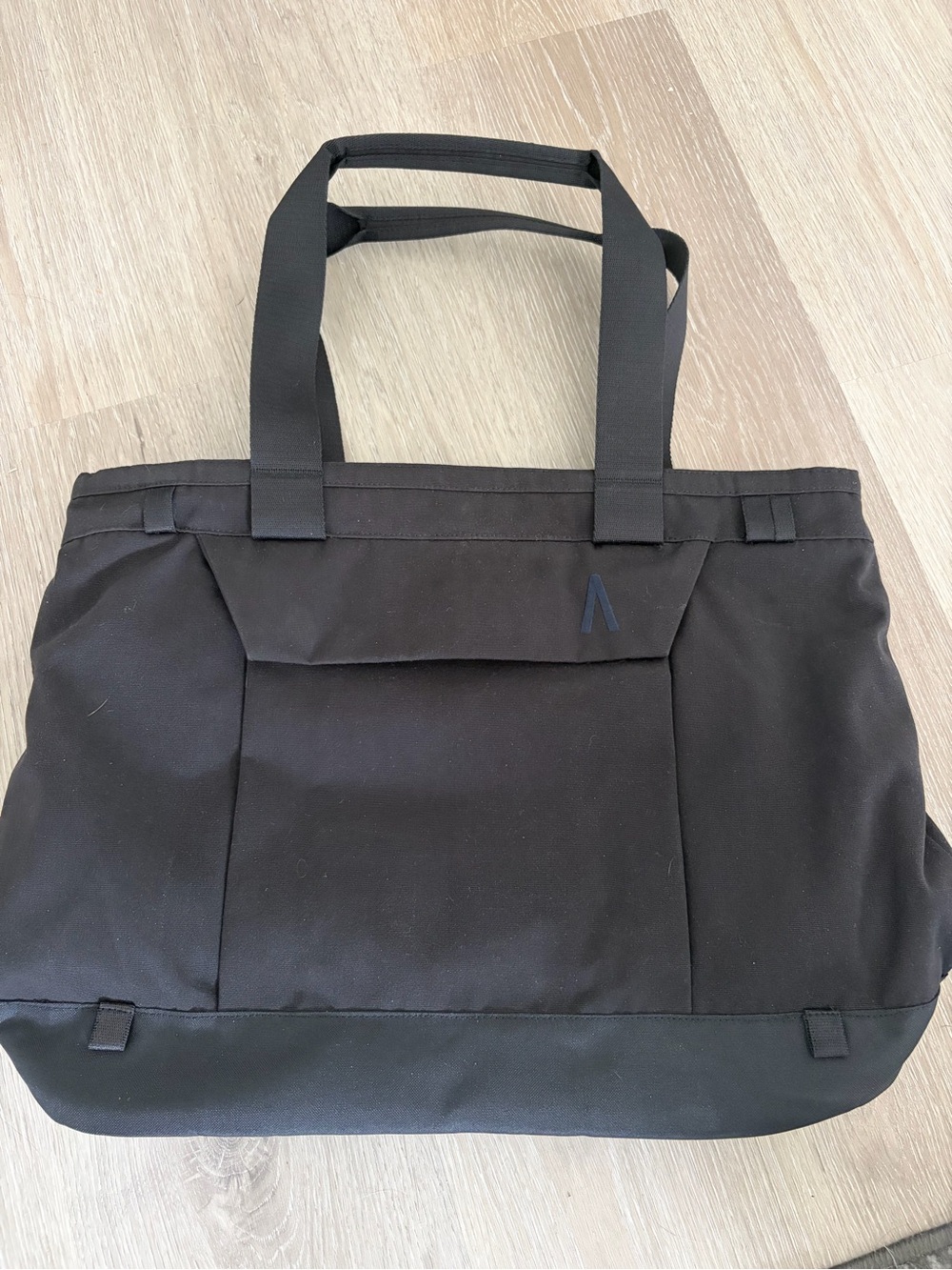 Cordura Fabric Black Laptop Bag - Men